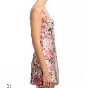 Cara Cara Claudine Mini Dress Pink Flower
